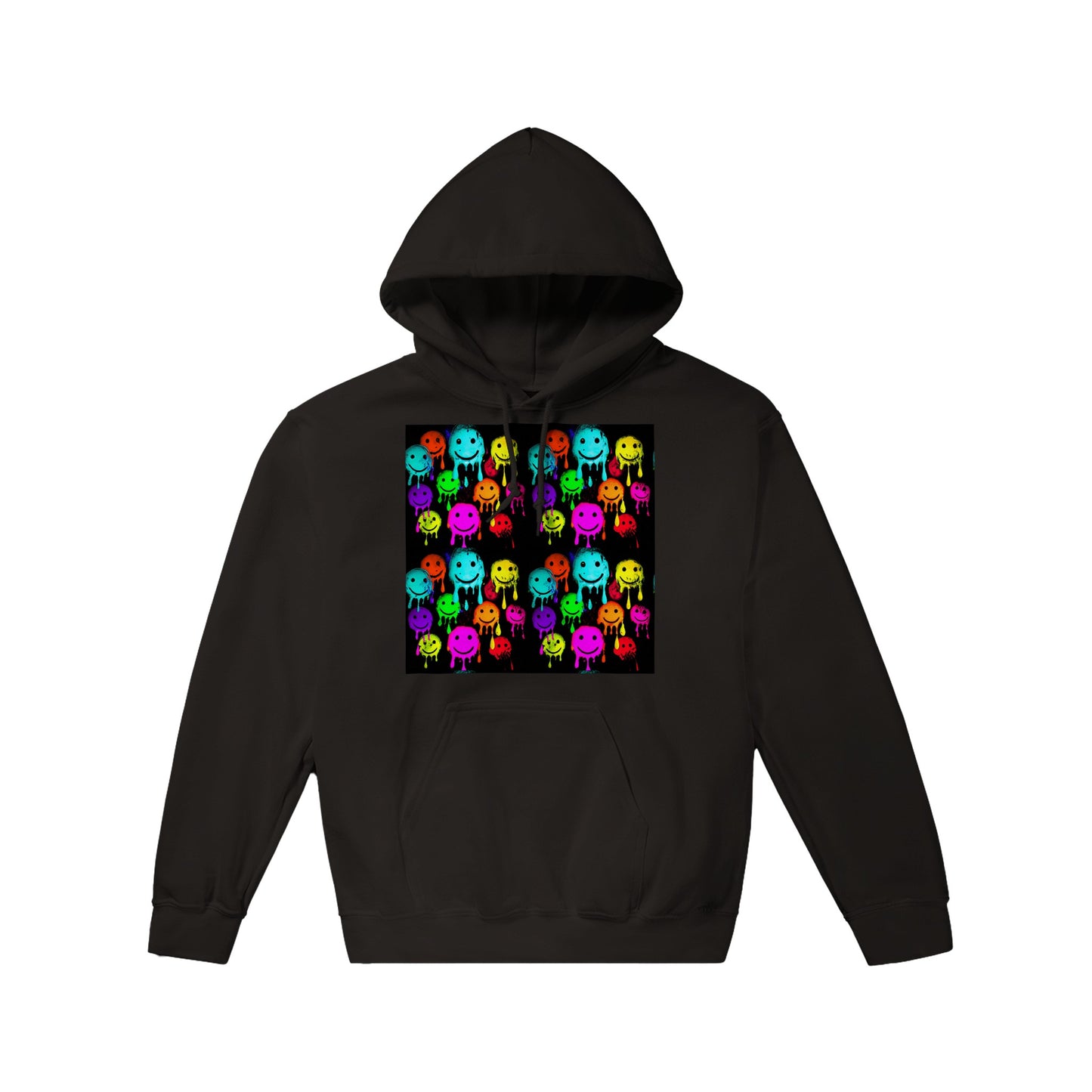 Spray Paint Smile Unisex Classic Pullover Hoodie