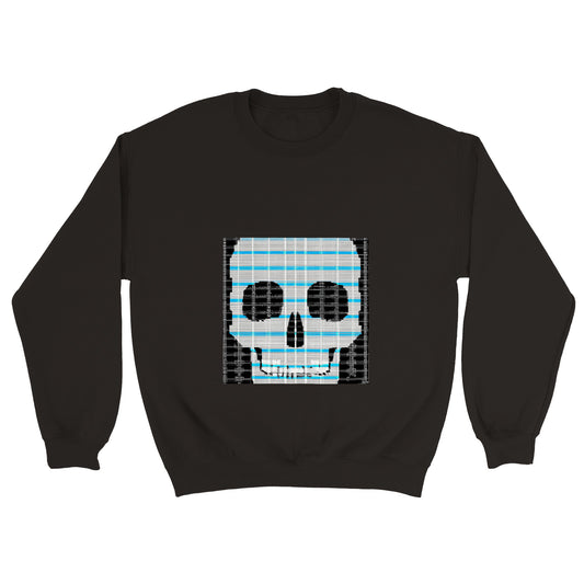 TV Death Test Skull Unisex Classic Crewneck Sweatshirt