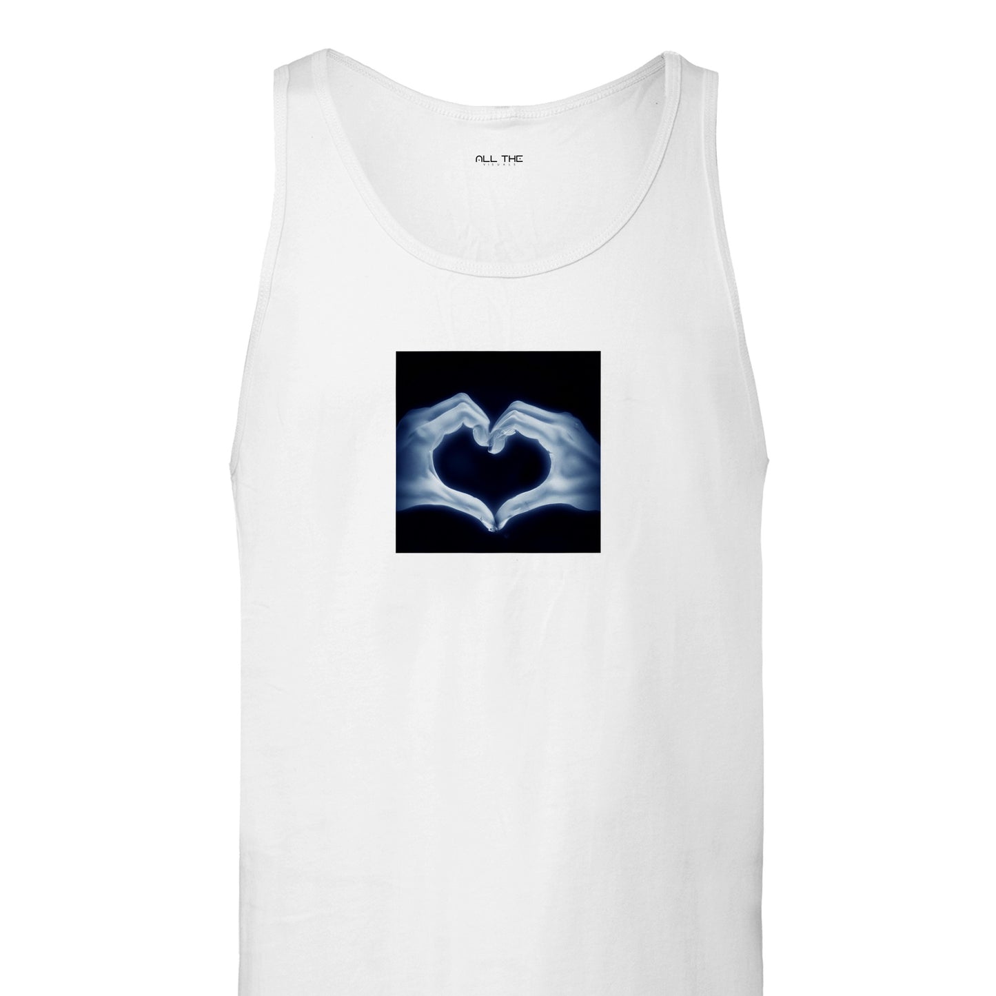 X-ray Hands Heart Premium Unisex Tank Top