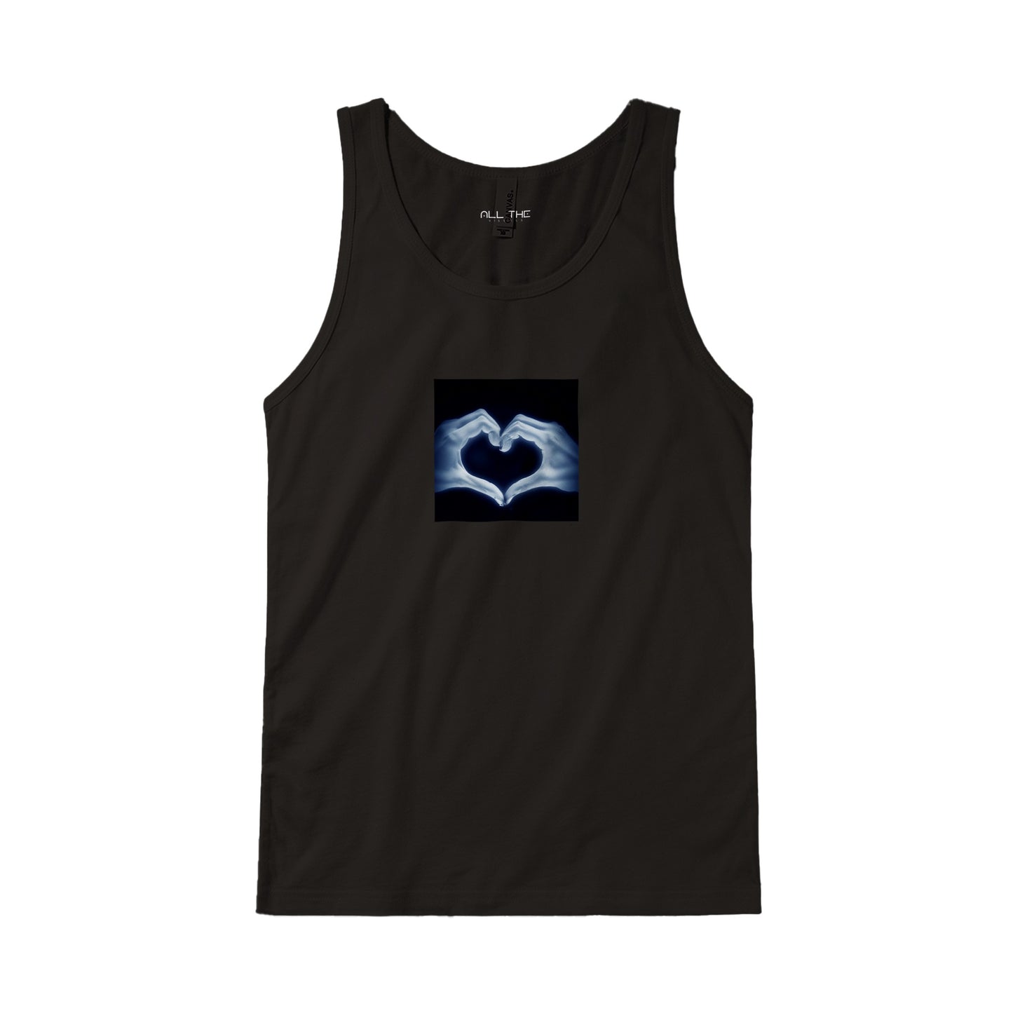 X-ray Hands Heart Premium Unisex Tank Top