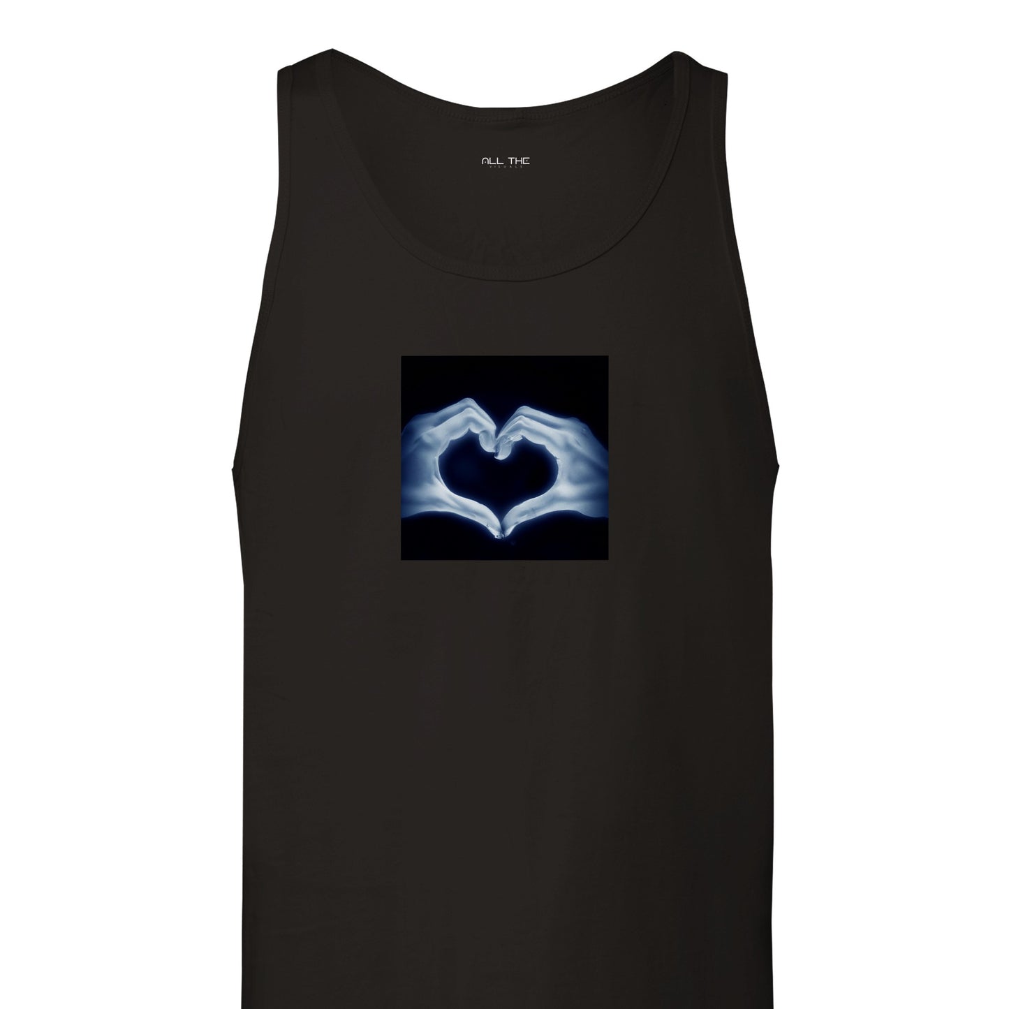 X-ray Hands Heart Premium Unisex Tank Top