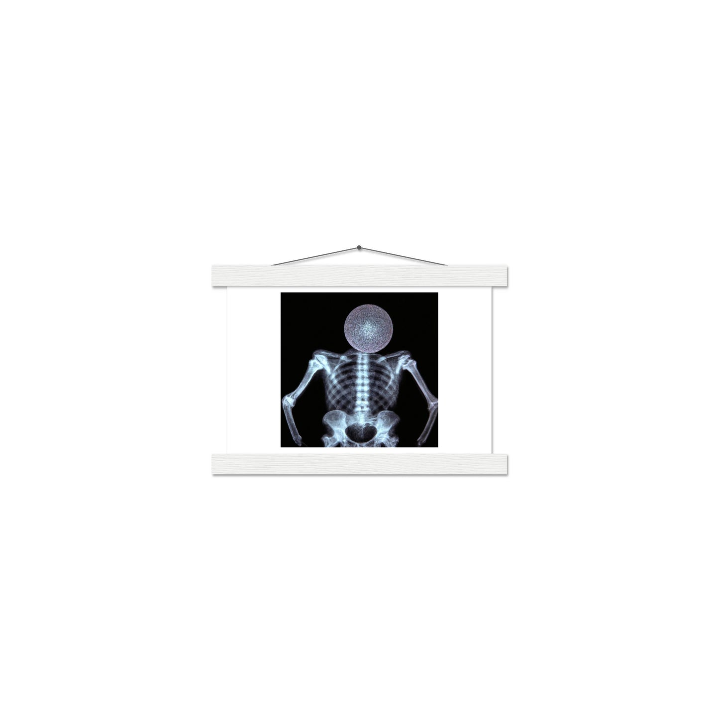 X-ray Disco Head Classic Matte Paper Poster with Hanger