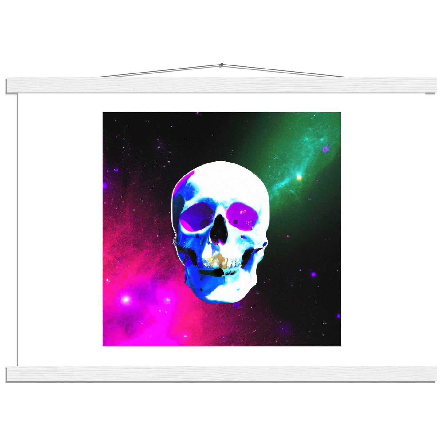 Nebula Skull Classic Matte Paper Poster with Hanger