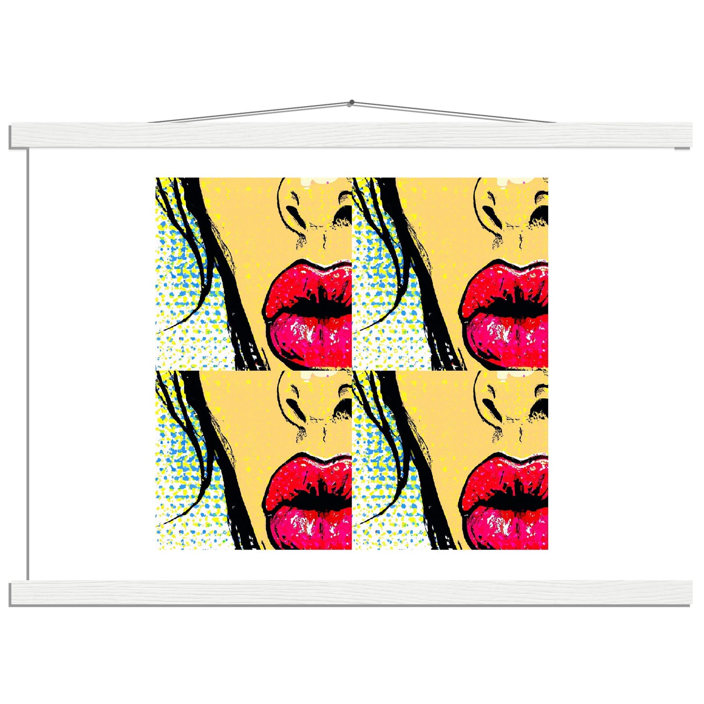 Pop Art Pucker Classic Matte Paper Poster with Hanger