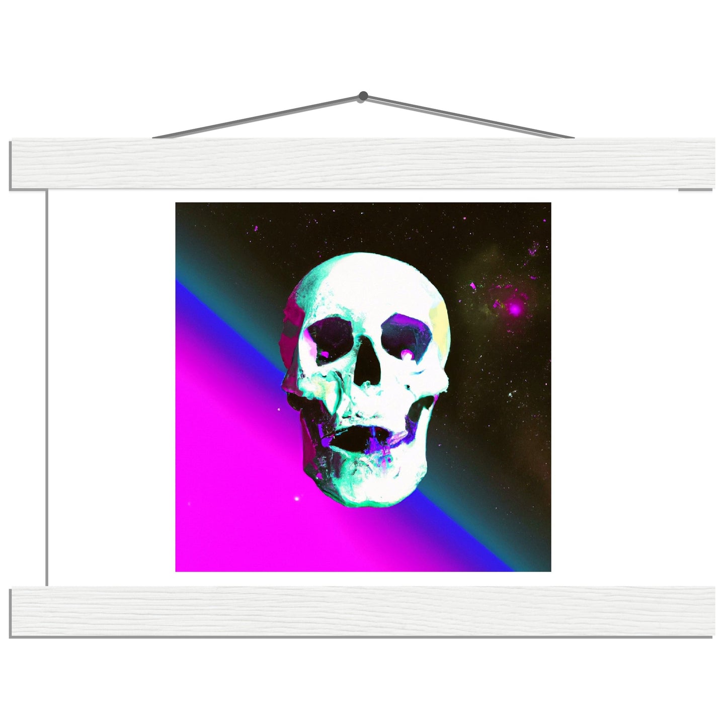Nebula Skull 2 Classic Matte Paper Poster with Hanger