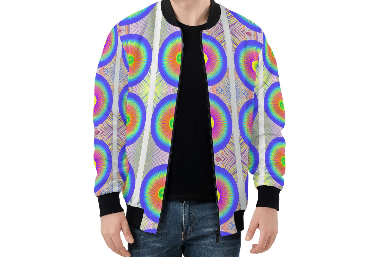 Psychedelia Swirls Men's Bomber Jacket